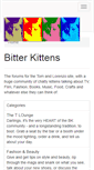 Mobile Screenshot of bitterkittens.com